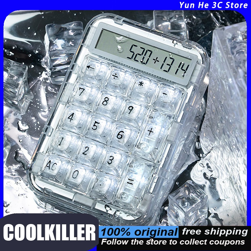 Office Technology - Coolkiller Hesap Makinesi Şeffaf Mekanik Sayısal
