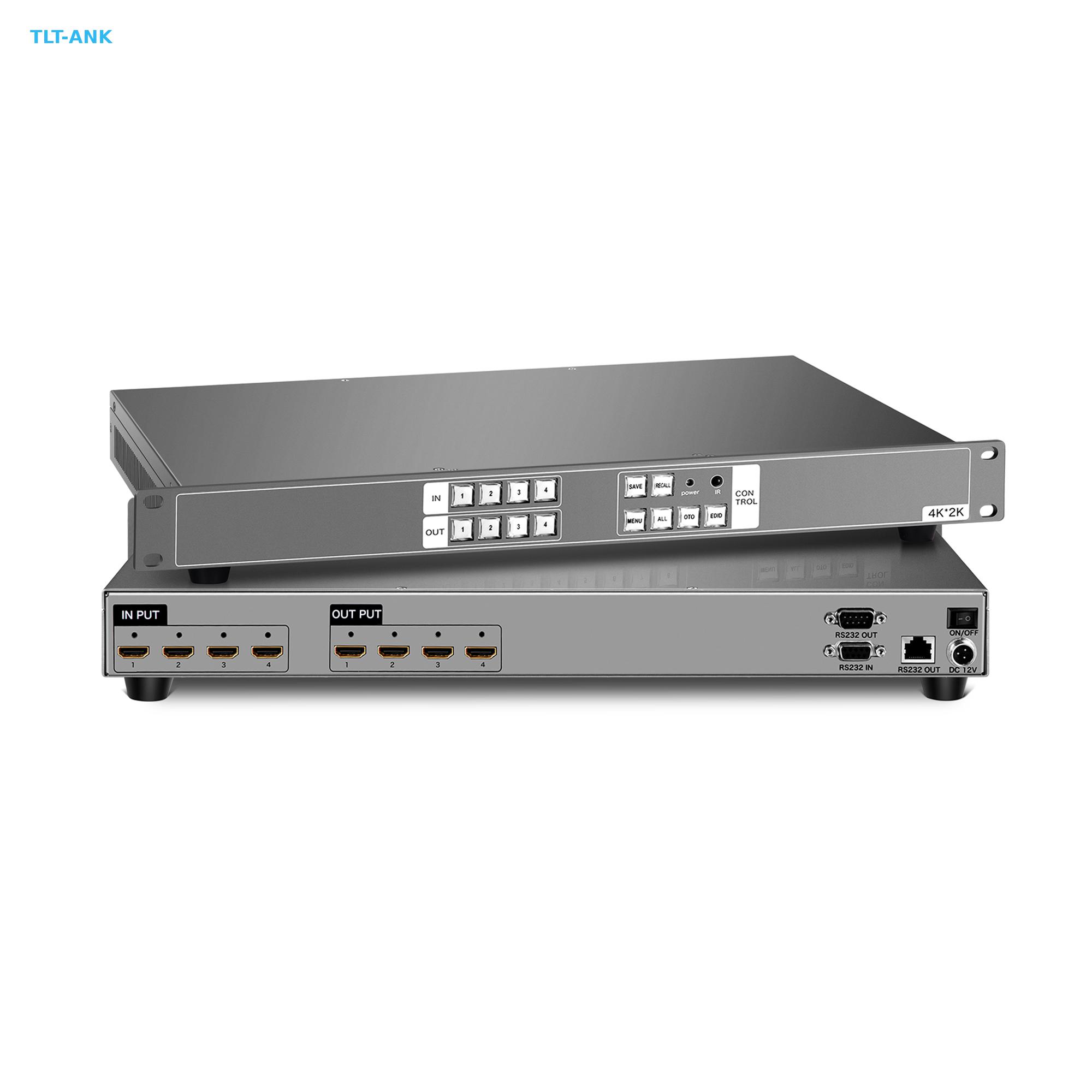 Hdmi Matrix Switch - Profesyonel 4x4 4K HDMI Matris Video
