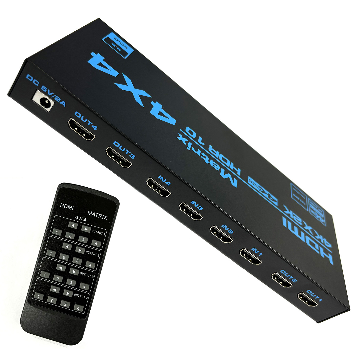 Hdmi Matrix Switch - 4K HDMI Matris Anahtarı 4'ü 4