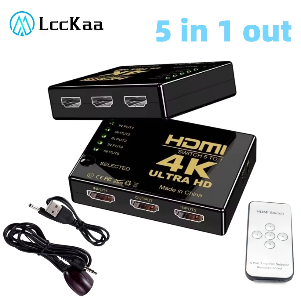 Hdmi Matrix Switch - 5x1 HDMI Anahtarı HD 4K Video