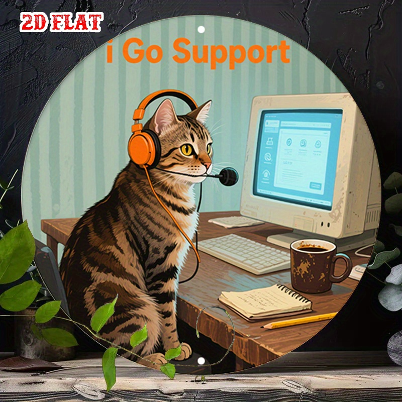Office And Tech - CIFBUY 2D Düz Komik Teknik Destek