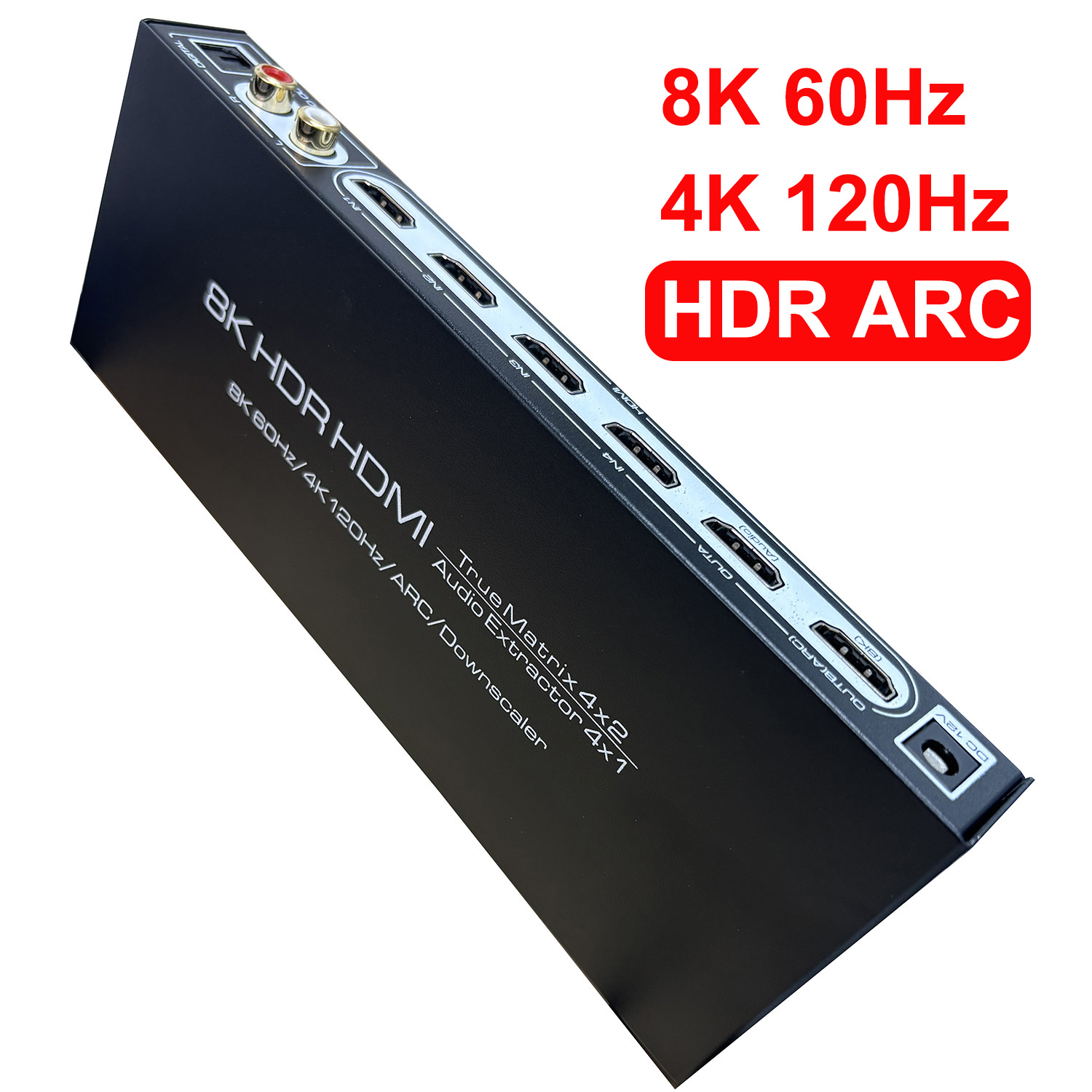 Hdmi Matrix Switch - 8K 60Hz HDMI Matrix 4x2 Desteği