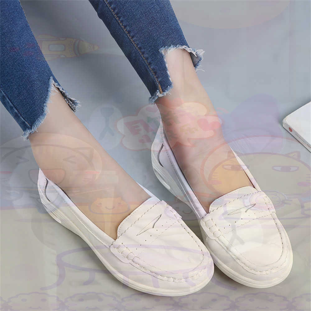 Office Tech Ideas - Yumuşak Slip-on Bayan Büyük Boy Ayakkabı