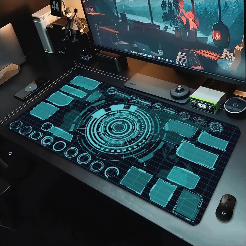 Office And Tech - Cyber Tech Konsol Arayüzü Baskılı Genişletilmiş