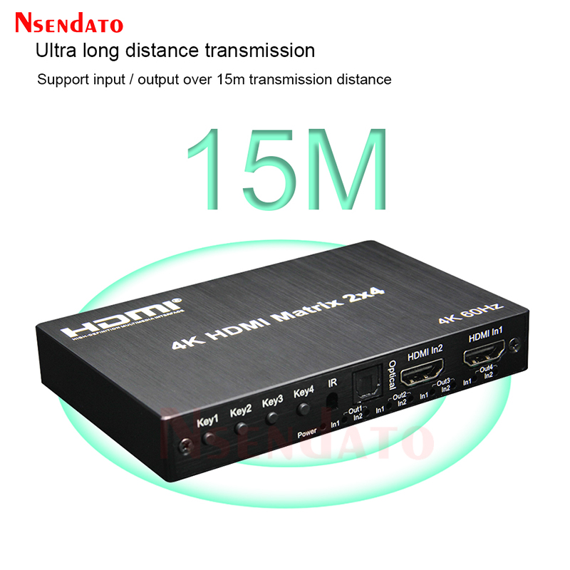 4K 60Hz HDMI Matris 2x4 Dolby  - Hdmi Matrix Switch incelemesi ve fiyatı