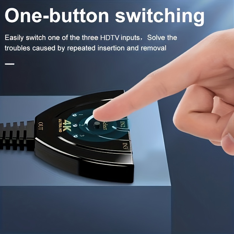 4K*2K 3 Port HDTV uyumlu Anaht - Hdmi Matrix Switch incelemesi ve fiyatı
