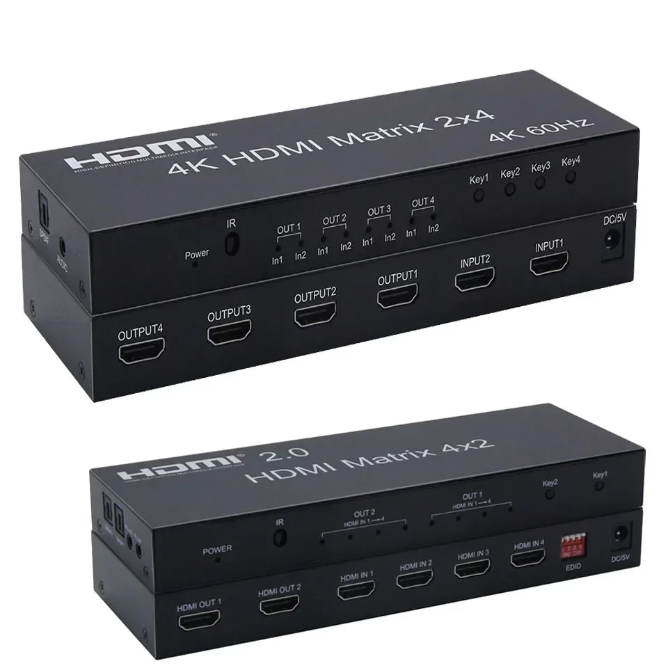 4K 60Hz 2x4 HDMI Matris 2 Giri - Hdmi Matrix Switch incelemesi ve fiyatı
